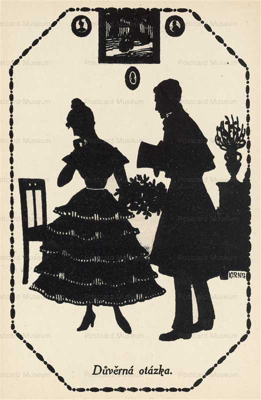 sib027-Romance Couple Silhouette