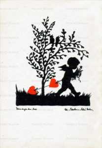 sib596-Fairy Boy Carry Heart Silhouette