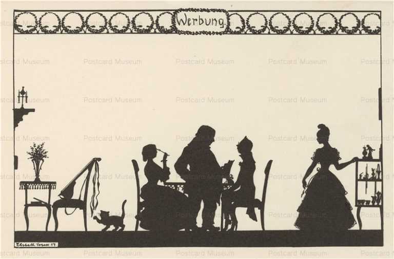 sib845-Elsbeth Forck Schattenbild Reihe I Biederm