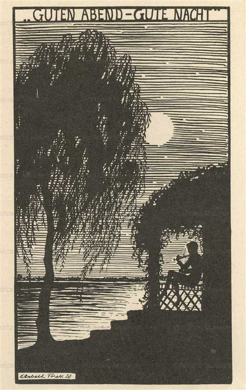 sib897-Elsbeth Forck Guten Abend Silhouette