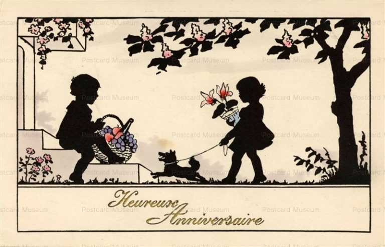 sic720-Silhouette Children Couple