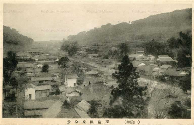 tot210-Tamatsukuri Onsen 玉造温泉全景 山陰線