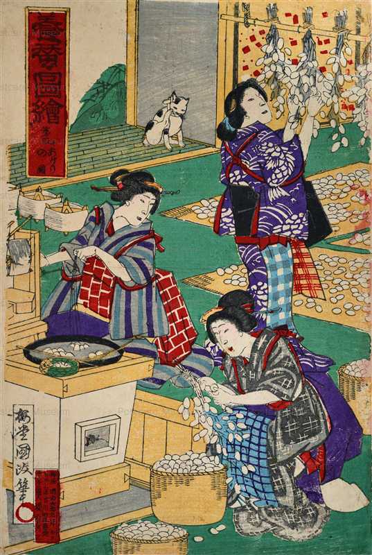 uzo300-梅堂国政 養蚕図絵 第五あがりの図