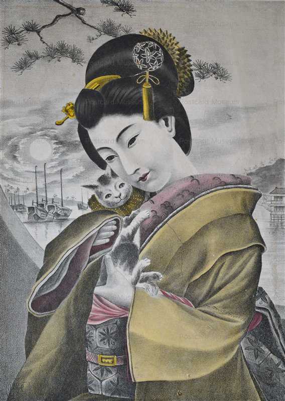 uzo580-猫抱く美人