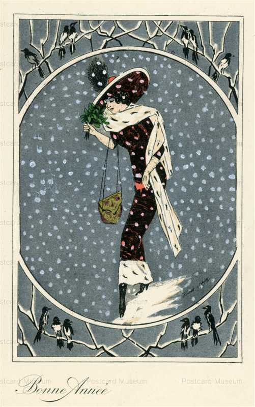 xa020-Xavier Sager Mode Fation Lady in Snow
