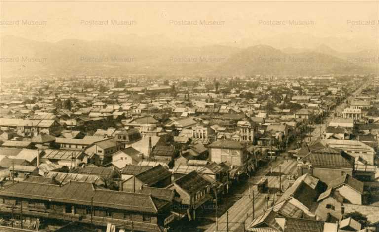 hs595-Minami Ichijotori Sapporo 中央南一条ヨリ円山方面展望 札幌