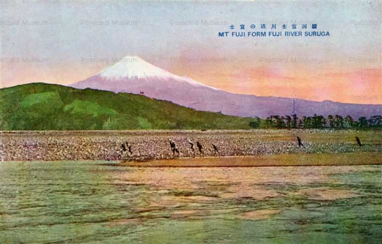 uc1242-Mt.Fuji 駿河富士川礫の富士