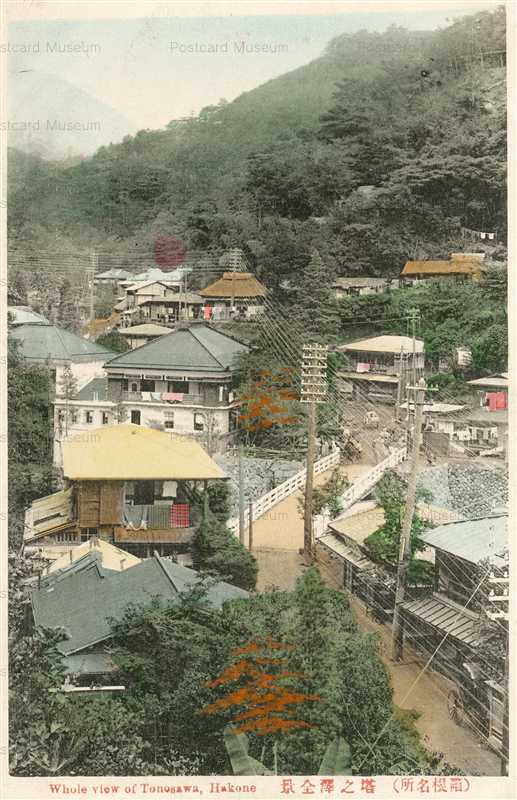 lh125-Tonosawa Hakone 塔之澤全景 箱根名所