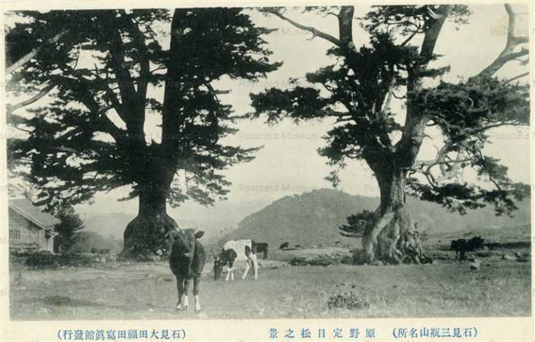 cim1470-Sadamenomatsu Iwami Sanbesan 原野定目松之景 石見三瓶山名所