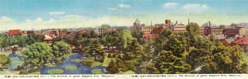 hs792W-Great Sapporo City 北海の首都大札幌の展望 其一、二