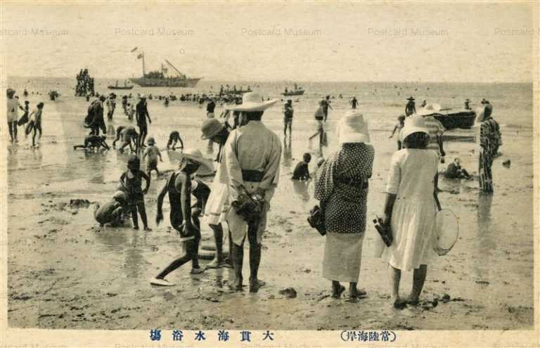 ll612-Onuki kaisuiyokujo Hitachi kaigan Ibaraki 大貫海水浴塲 常陸海岸 茨城