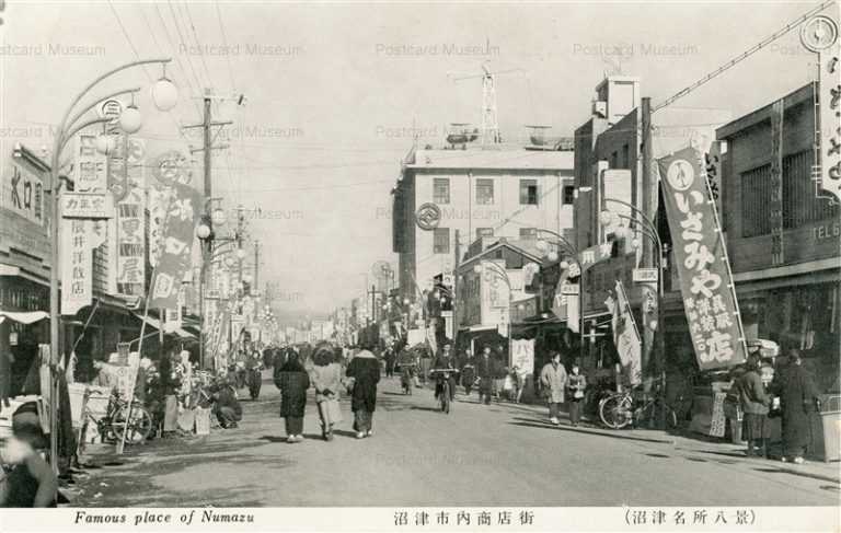 uc1290-Famous Place Numazu 沼津市内商店街 沼津名所八景