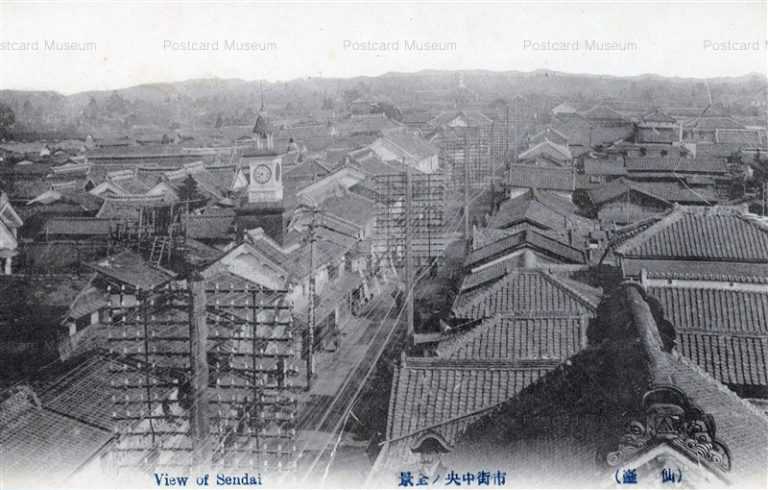 se1630-Sendai 市街中央 全景 仙台