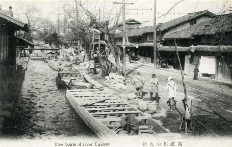 kyb280-Boas of Takase River 高瀬川の曳舟 京都