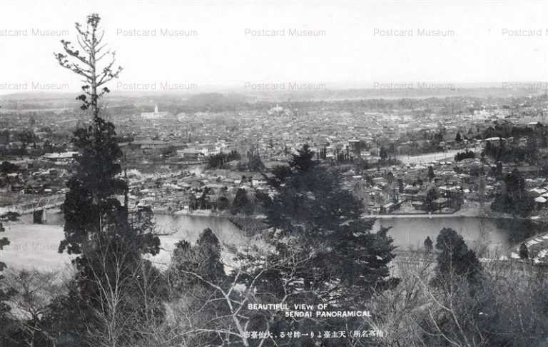 se1680-Sendai Panoramical 天守台ヨリ大仙台市