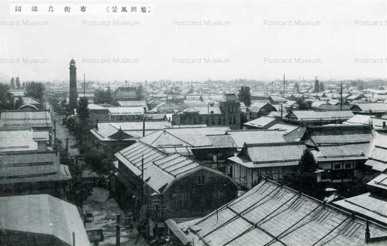 ha767-Asahigawa City 旭川 市街鳥瞰