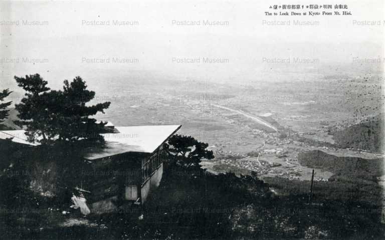 kob396-The To Look Down At Kyoto From Mt,Hiei 比叡山四明ヶ嶽ヨリ京都市街ヲ望ム