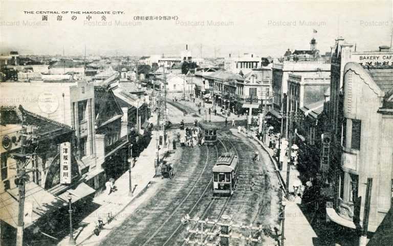 hh960-Central of Hakodate City 中央の函館