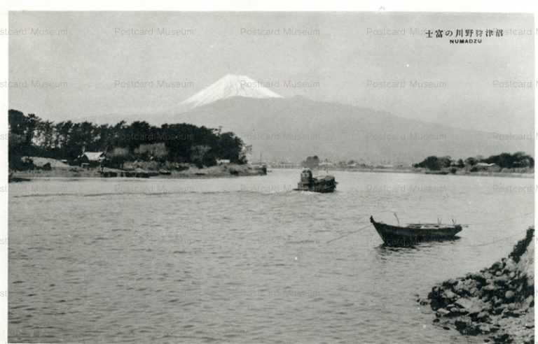 uc1496-Mt Fuji Numadzu 沼津狩野川の冨士