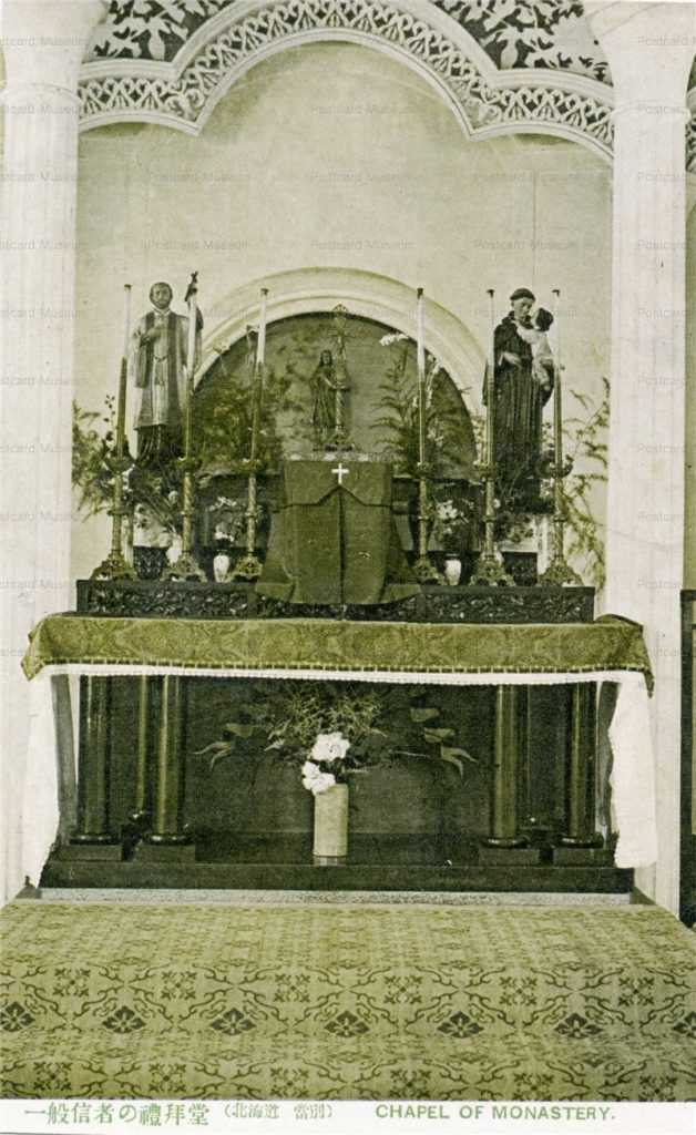 hy542-Chapel Monastery Tobetsu 一般信者の礼拝堂 当別