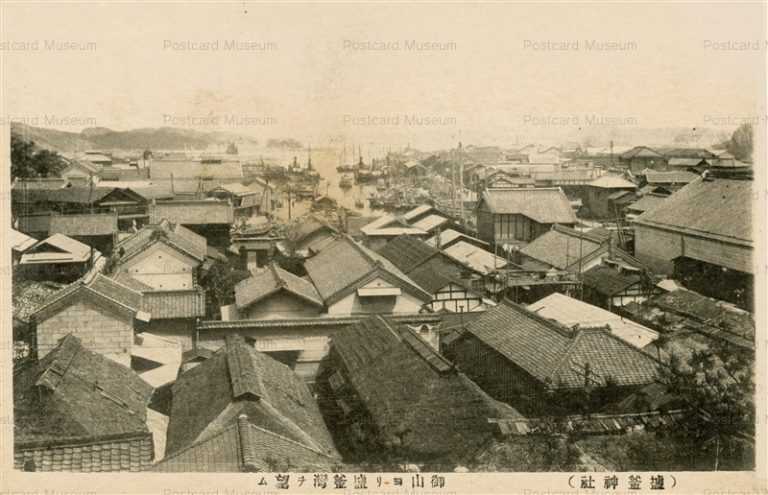 se1975-Shiogama Shrine 御山より塩釜湾望む塩釜神社