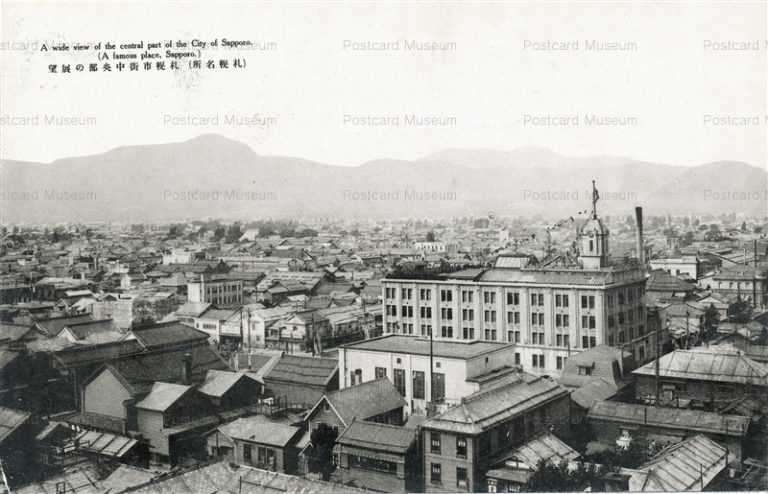 hs590-Sapporo City 札幌市街中央部の展望