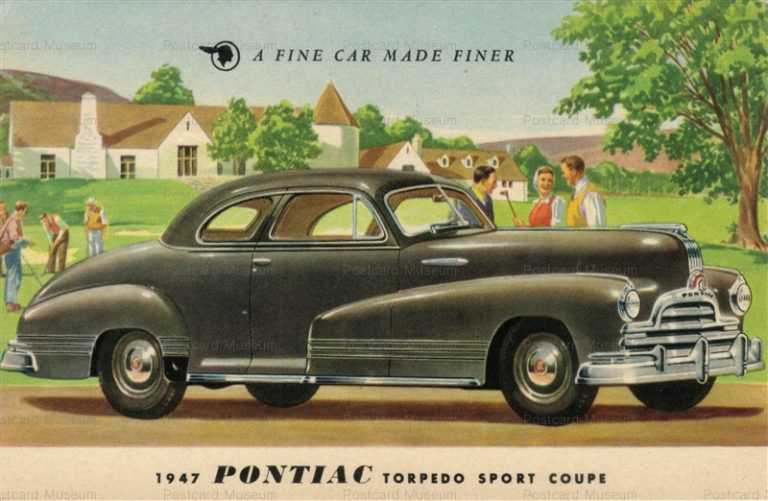 car230-1947 Pontiac Torpedo Golf Vintage