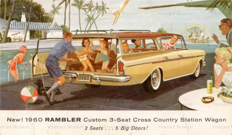 car344-1960 Rambler Custom 3-Seat Station Wagon