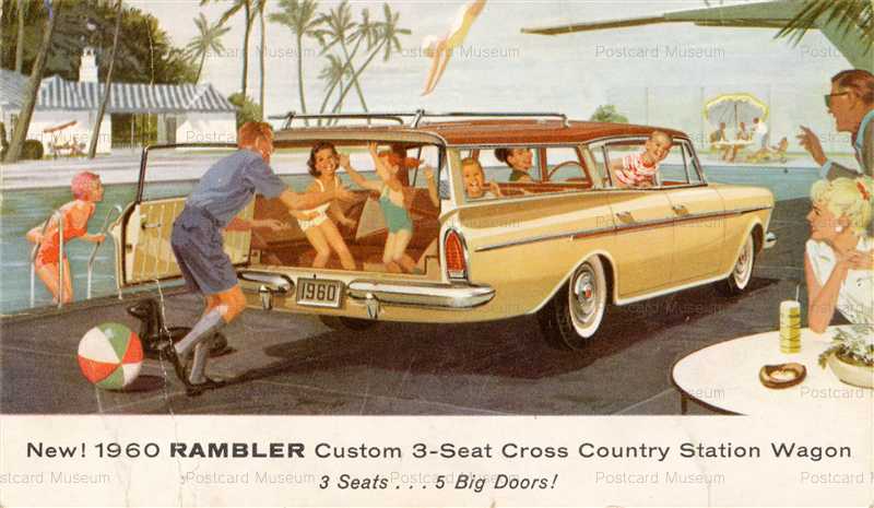 car344-1960 Rambler Custom 3-Seat Station Wagon