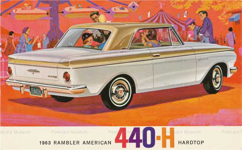 car410-1963 Rambler 440H Hardtop Car Auto