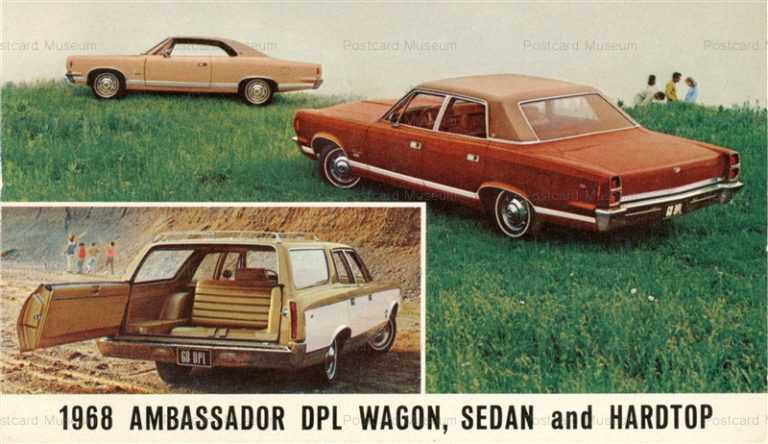 car450-1968 AMC Ambassador DPL Wagon Sedan Hardtop