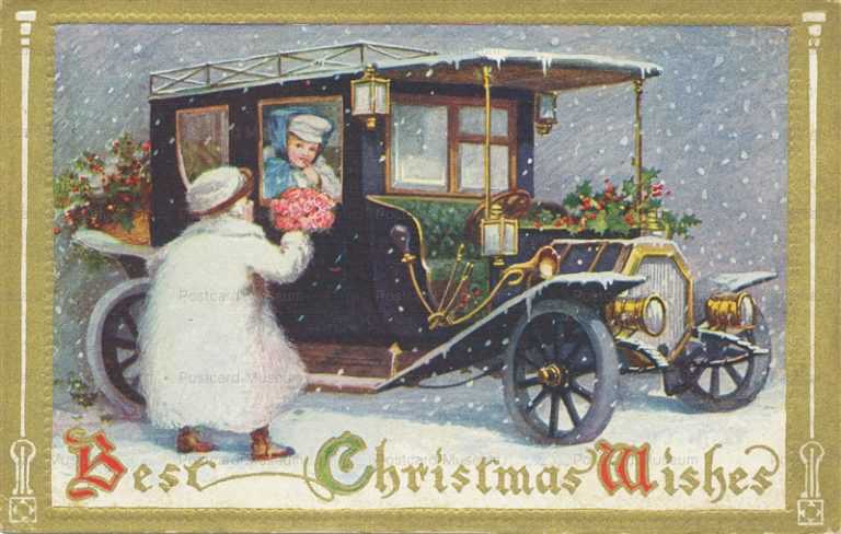 car870-Christmas Children Car Autimobile