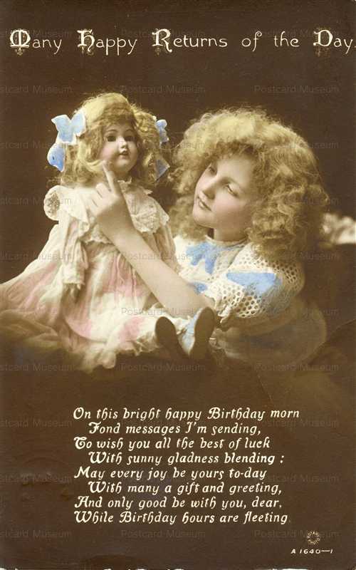 do104-Happy Birthday Girl with Doll