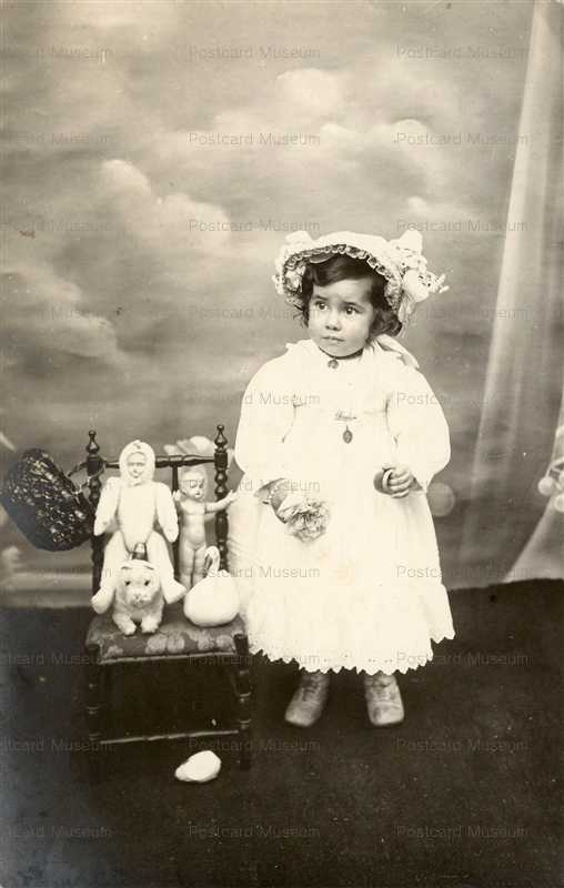 dob043-Edwardian Baby Girl Play Doll