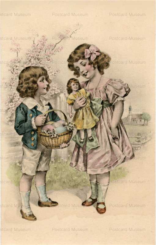 doc001-Easter Vienne Style Children&Doll Eggs