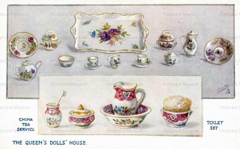 doc315-Tuck Queen's Doll House China Tea Service