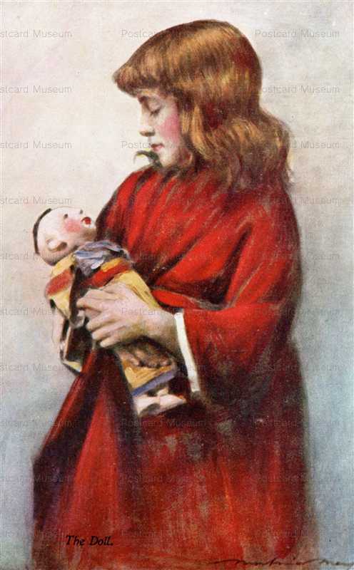doc500-English Child with an Asian Doll