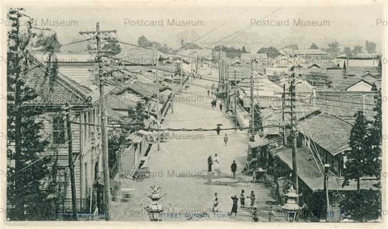 ef452-Street Koriyama Town 郡役所通り 郡山町市街