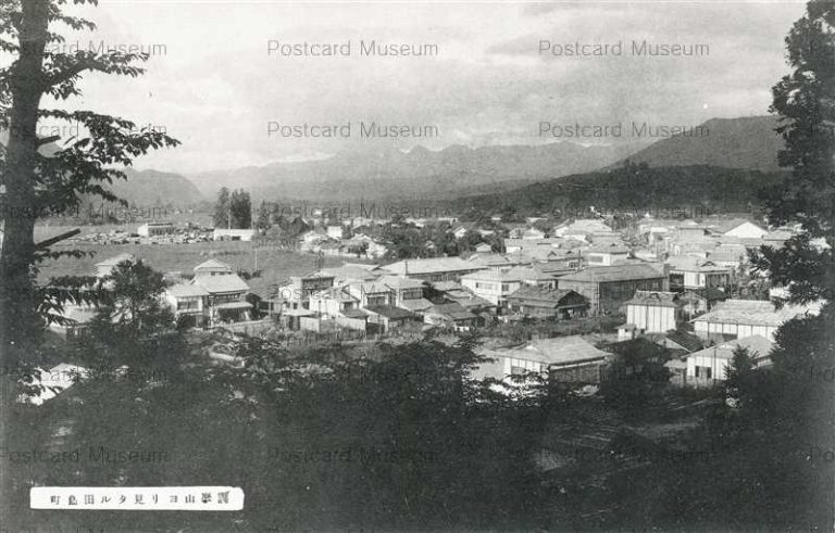 ef670-Tajimamachi Gomasan 護摩山ヨリ見タル田島町