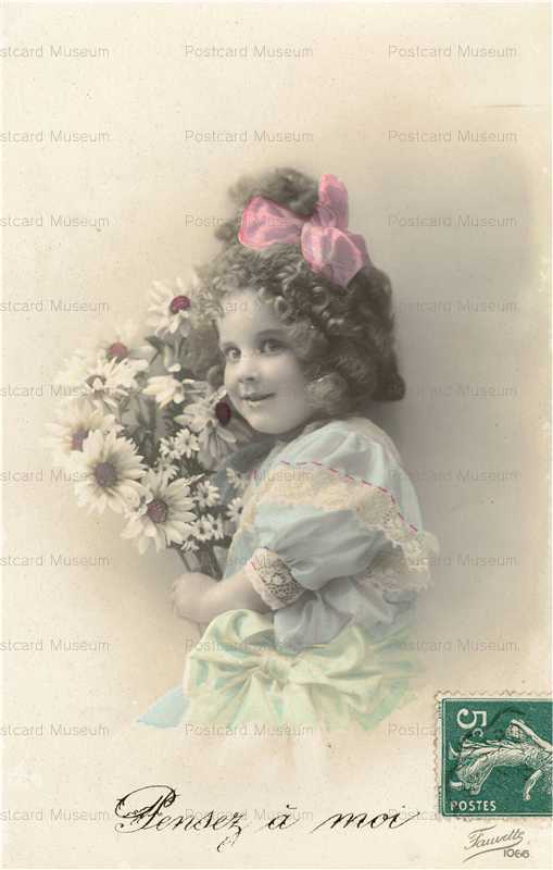 eg032-Cute Girl with Flowers