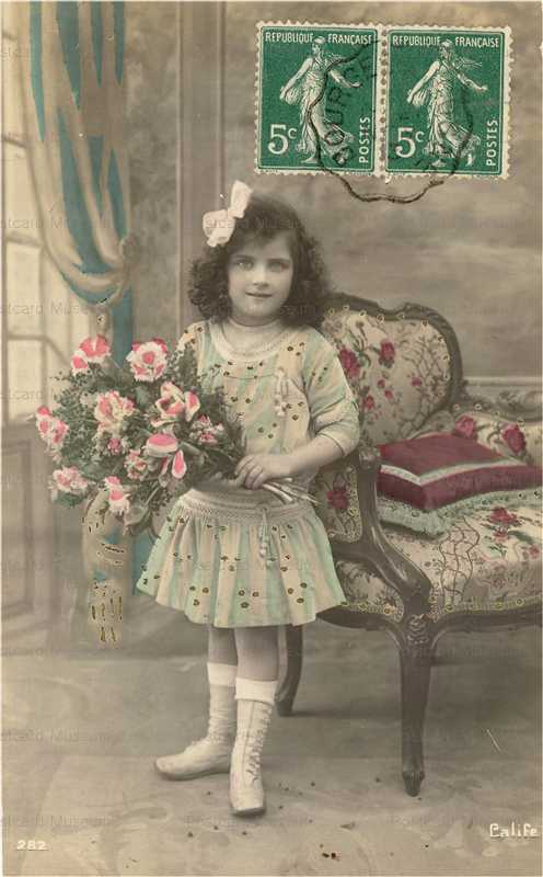 eg066-Cute Girl with Flowers