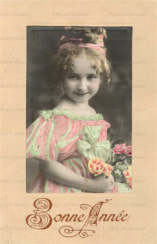 eg070-Cute Girl with Flowers