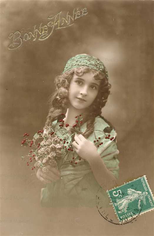 eg096-Beautiful Girl with Flowers