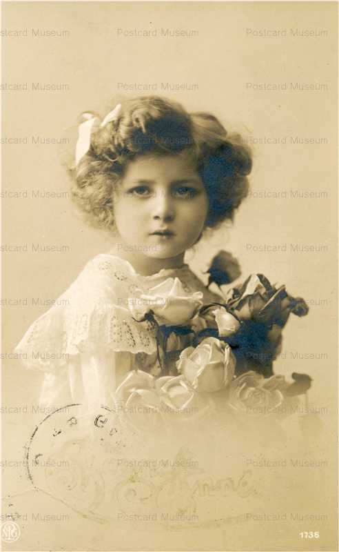 eg099-Girl with Flowers