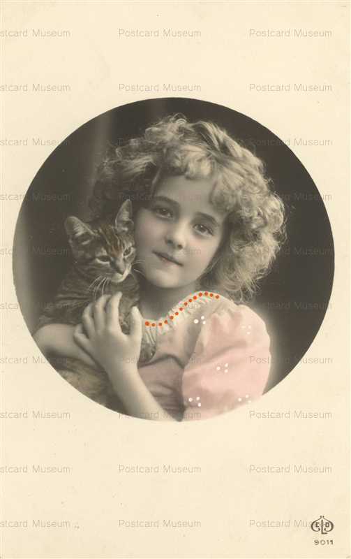 eg206-Cute Edwardian Cat