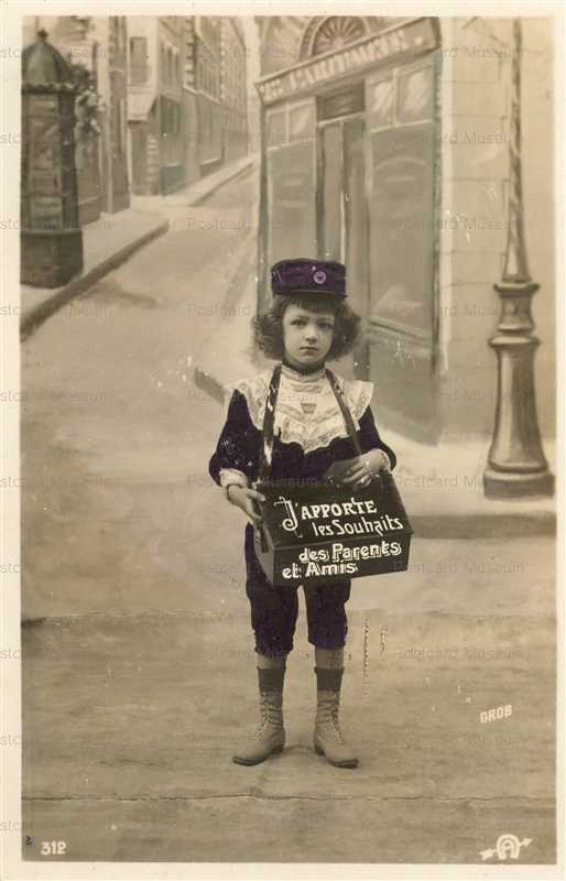 eg510-Boy Standing with Large Box