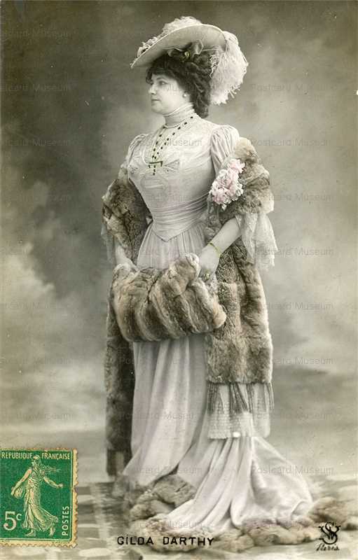elb090-Bonnet Fur Lady