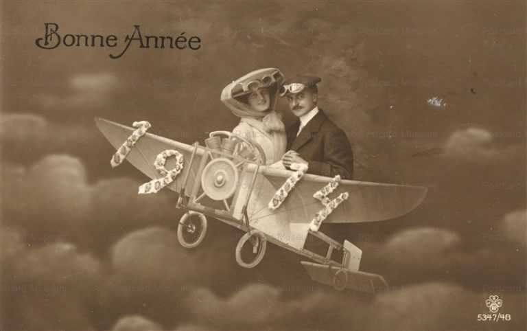 elb290-Bonne Annee Airplane