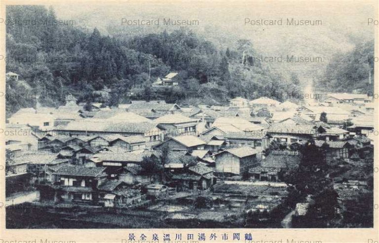 ey825-Yutagawa Onsen Tsuruoka 鶴岡市外湯田川温泉全景