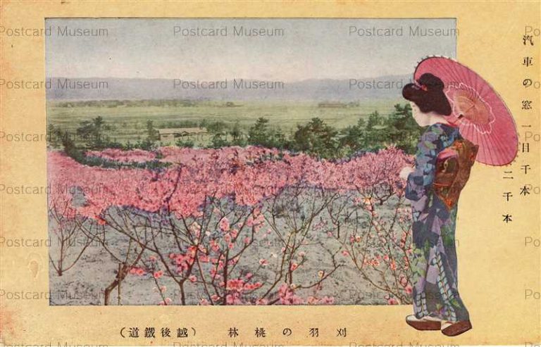 hn989-Kariwa 刈羽の桃林 越後鉄道